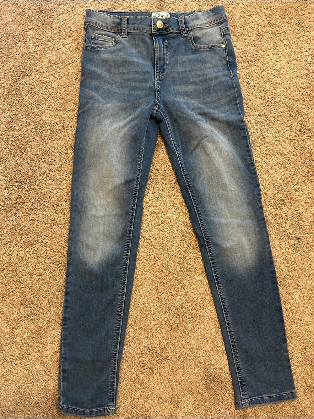 Jordache Girls' Medium Blue Slim Jeans